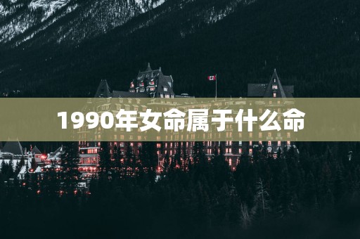 1990年女命属于什么命