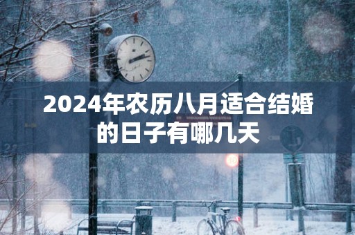 2025年农历八月适合结婚的日子有哪几天