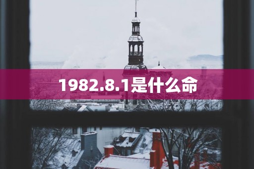 1982.8.1是什么命