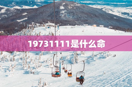 19731111是什么命