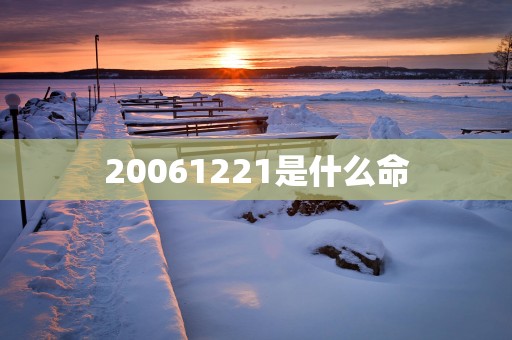 20061221是什么命