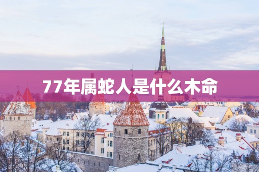 77年属蛇人是什么木命