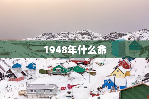1948年什么命
