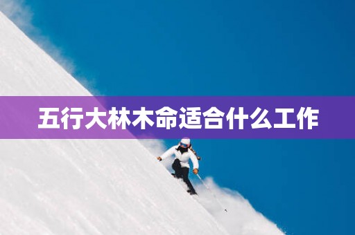五行大林木命适合什么工作