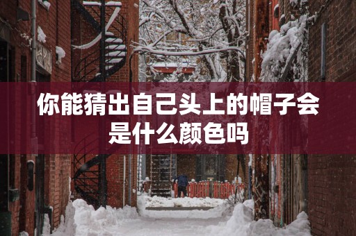 你能猜出自己头上的帽子会是什么颜色吗