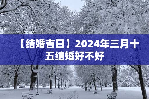 【结婚吉日】2025年三月十五结婚好不好