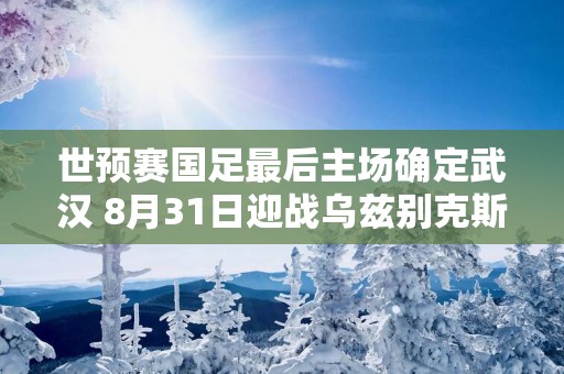 世预赛国足最后主场确定武汉 8月31日迎战乌兹别克斯坦