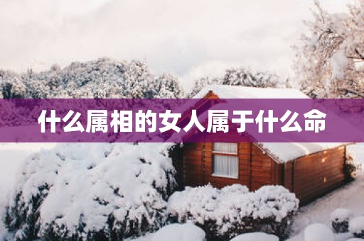 什么属相的女人属于什么命
