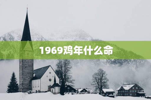 1969鸡年什么命