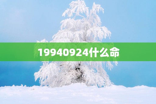19940924什么命