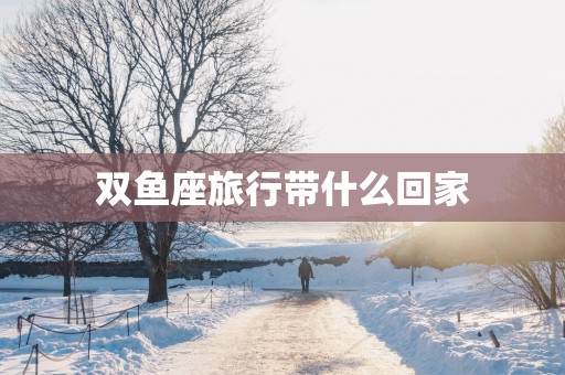 双鱼座旅行带什么回家