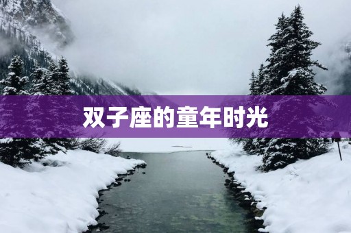 双子座的童年时光