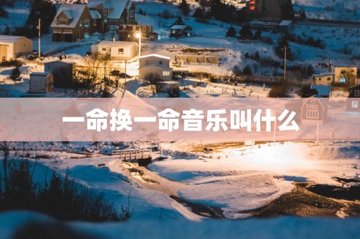 一命换一命音乐叫什么