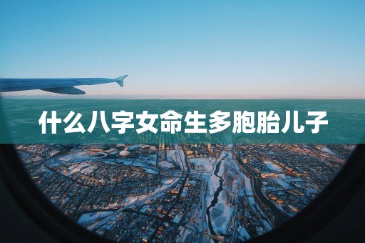 什么八字女命生多胞胎儿子