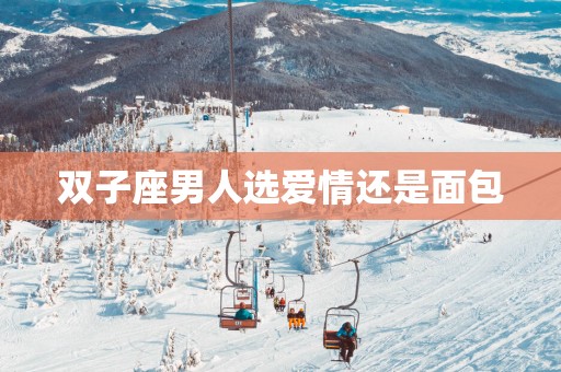 双子座男人选爱情还是面包