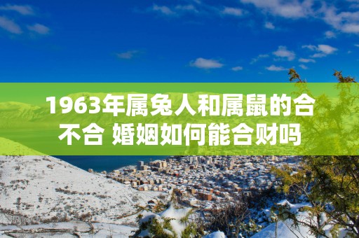 1963年属兔人和属鼠的合不合 婚姻如何能合财吗