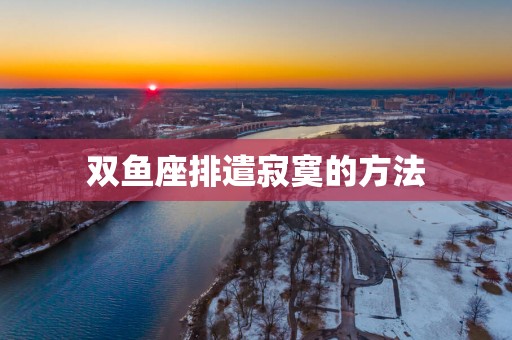 双鱼座排遣寂寞的方法