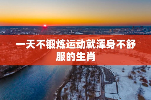 一天不锻炼运动就浑身不舒服的生肖