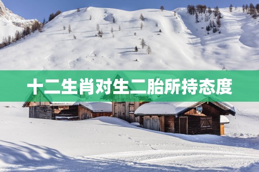十二生肖对生二胎所持态度