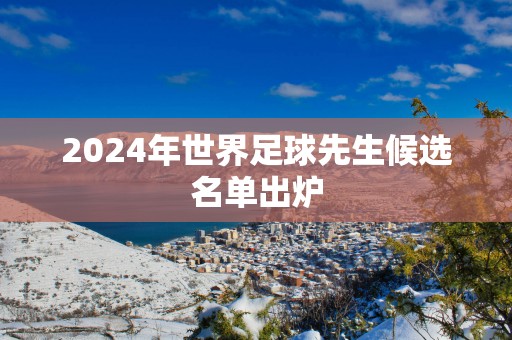 2025年世界足球先生候选名单出炉