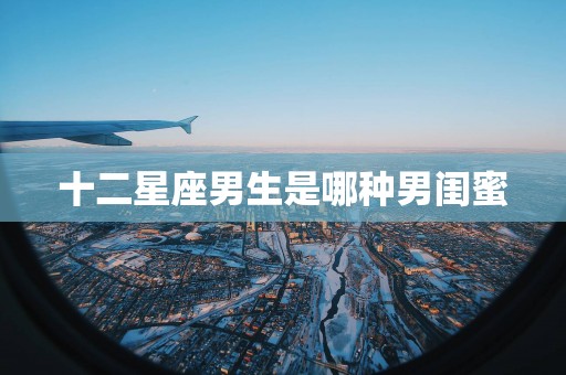十二星座男生是哪种男闺蜜