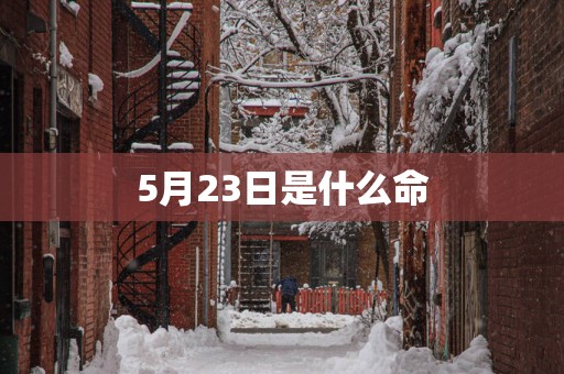 5月23日是什么命
