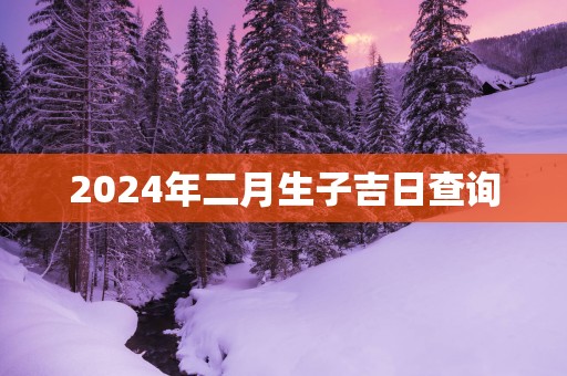 2025年二月生子吉日查询