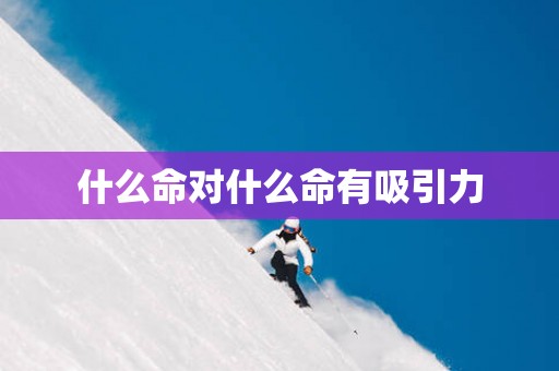 什么命对什么命有吸引力