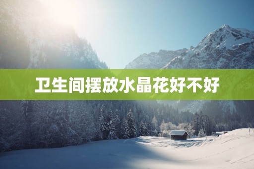 卫生间摆放水晶花好不好