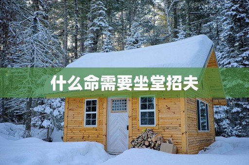 什么命需要坐堂招夫