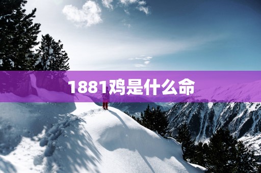 1881鸡是什么命