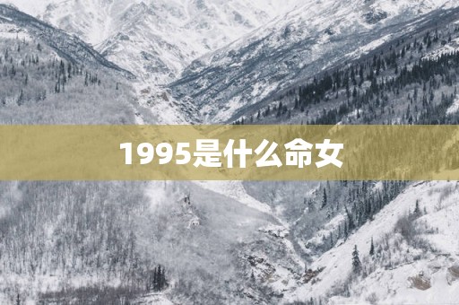1995是什么命女