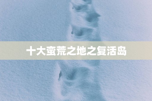 十大蛮荒之地之复活岛