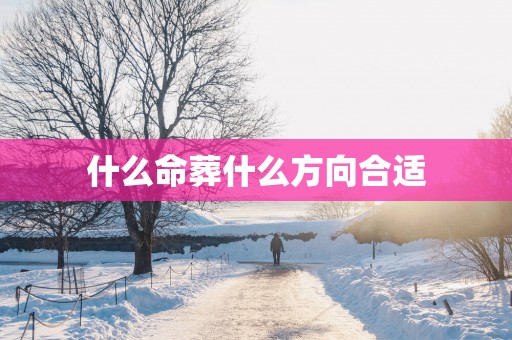 什么命葬什么方向合适