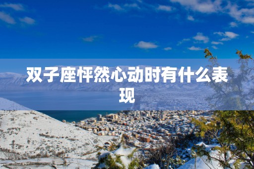 双子座怦然心动时有什么表现