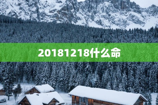 20181218什么命