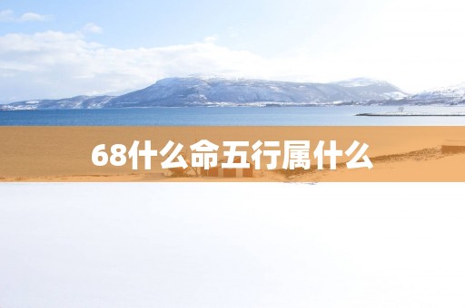 68什么命五行属什么