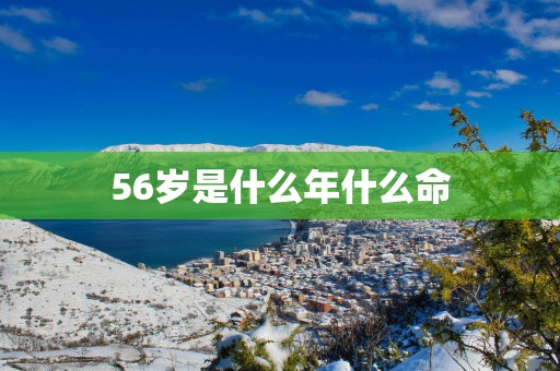 56岁是什么年什么命