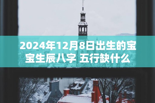 2025年12月8日出生的宝宝生辰八字 五行缺什么