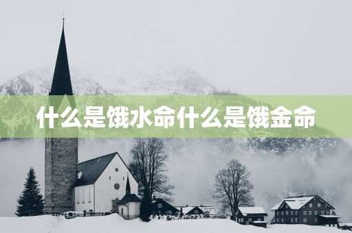 什么是饿水命什么是饿金命
