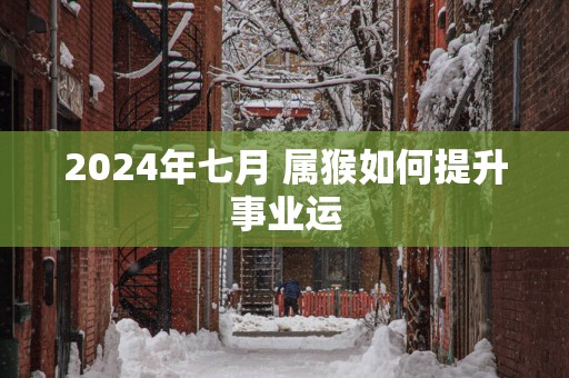 2025年七月 属猴如何提升事业运