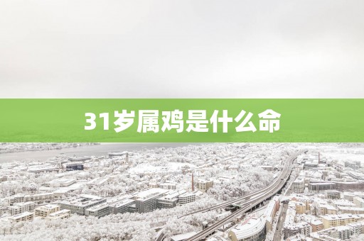 31岁属鸡是什么命