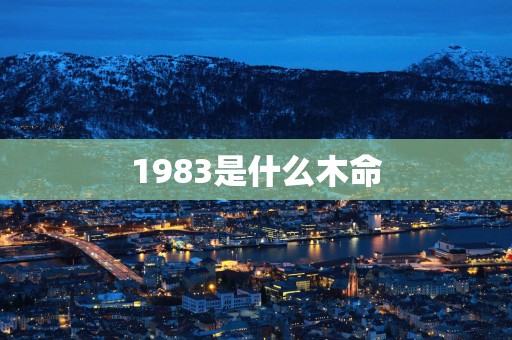 1983是什么木命
