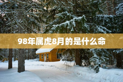 98年属虎8月的是什么命