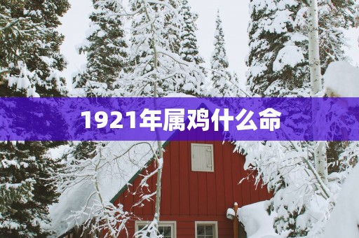 1921年属鸡什么命