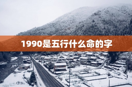 1990是五行什么命的字