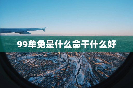 99牟免是什么命干什么好