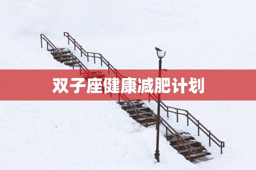 双子座健康减肥计划
