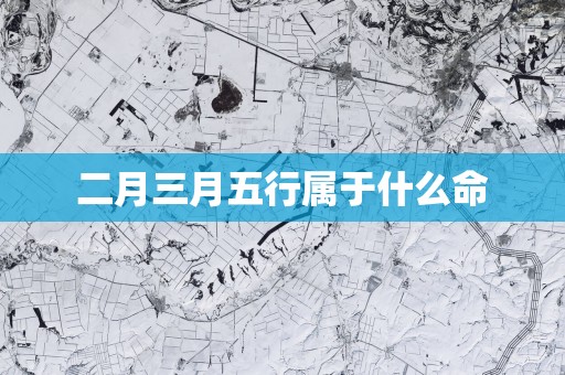 二月三月五行属于什么命