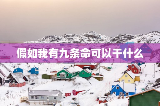 假如我有九条命可以干什么